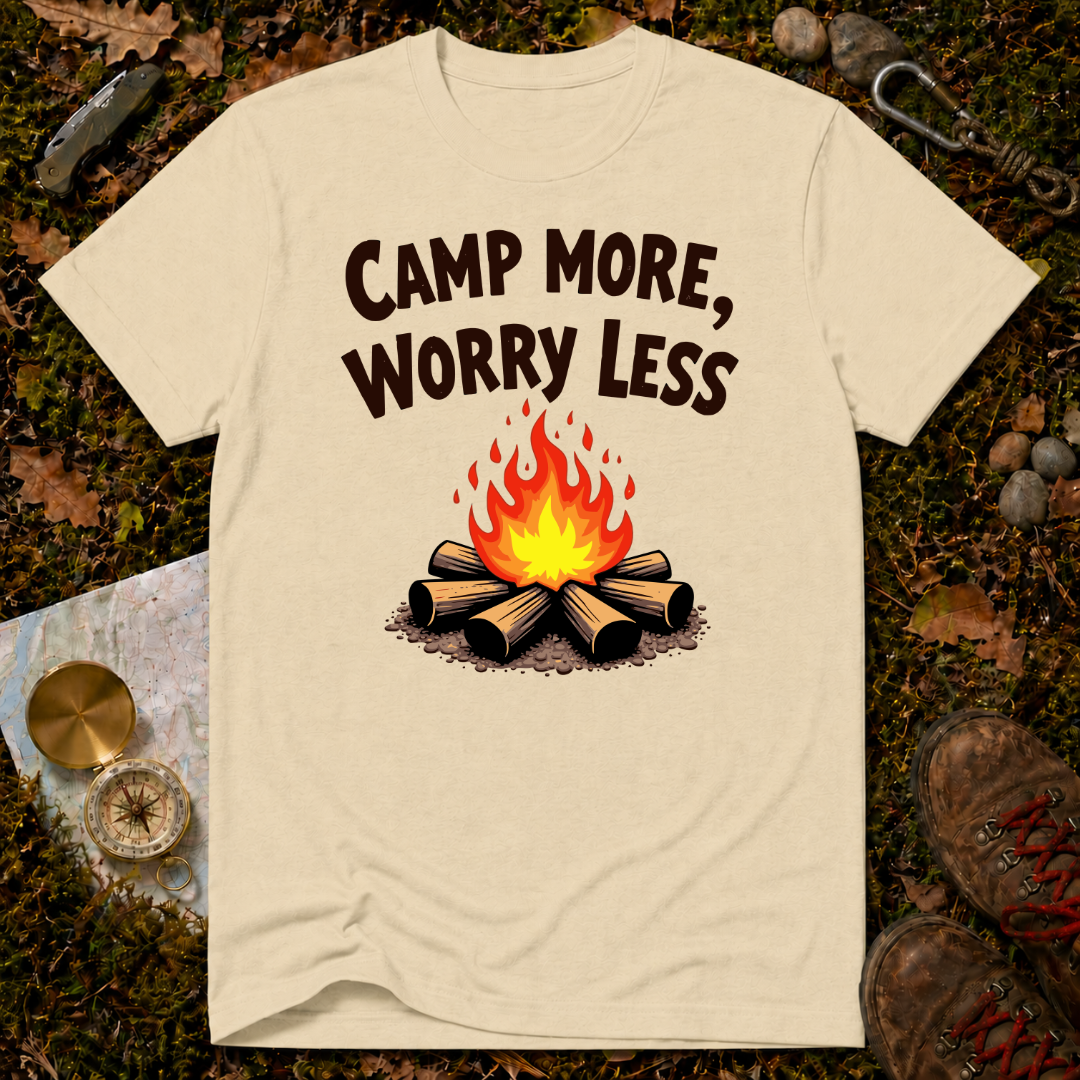 Camp More, Worry Less T-Shirt