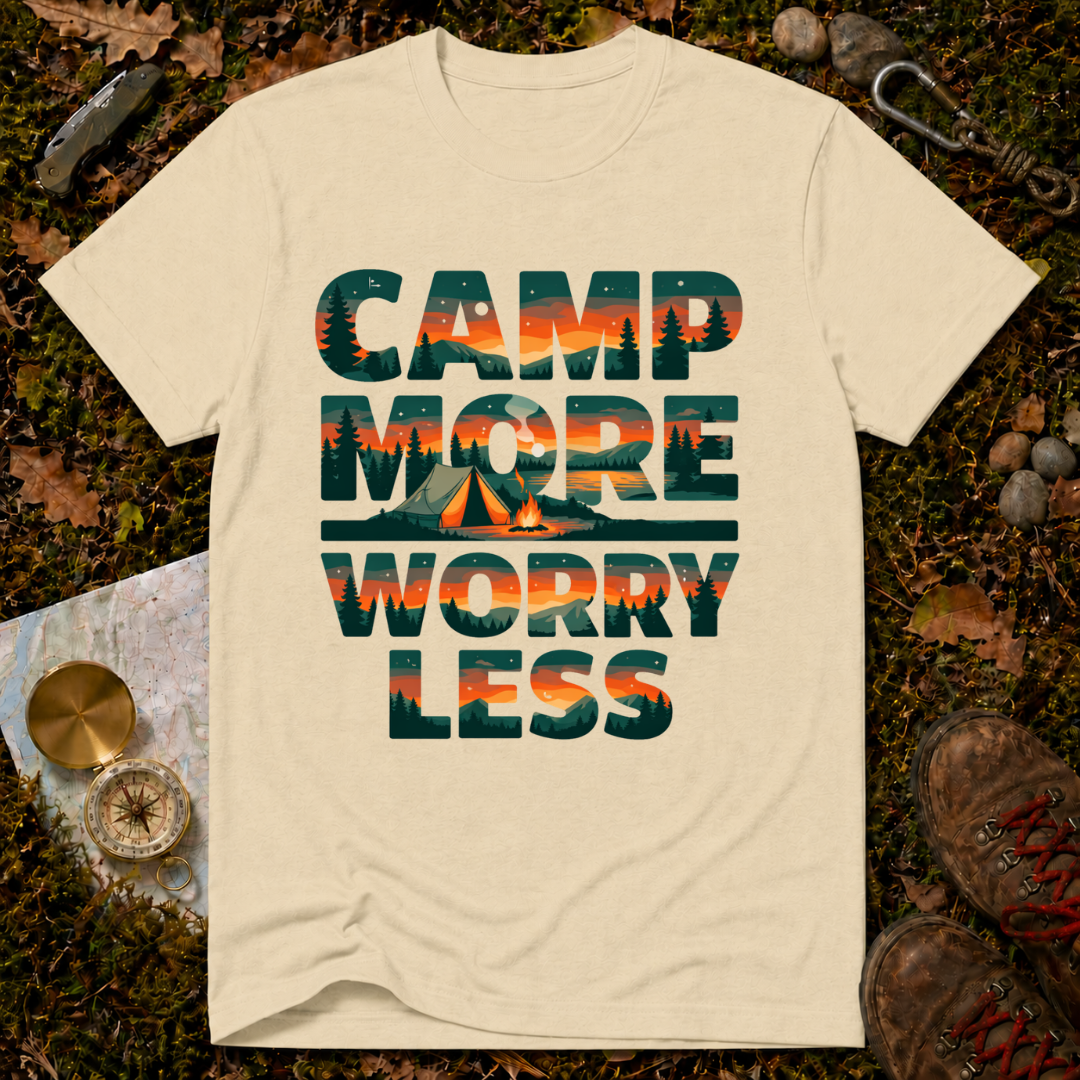 Camp More, Worry Less T-Shirt
