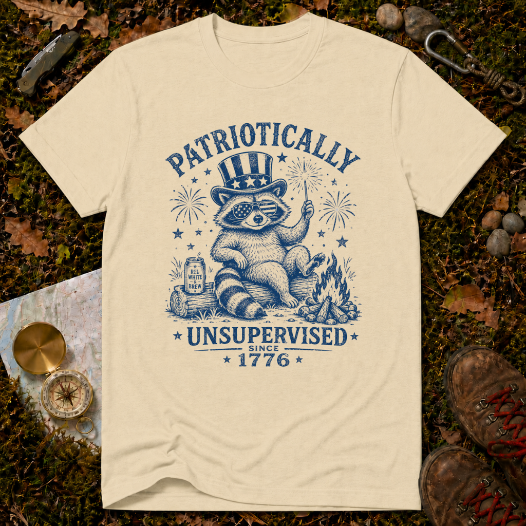 Patriotically Unsupervised T-Shirt