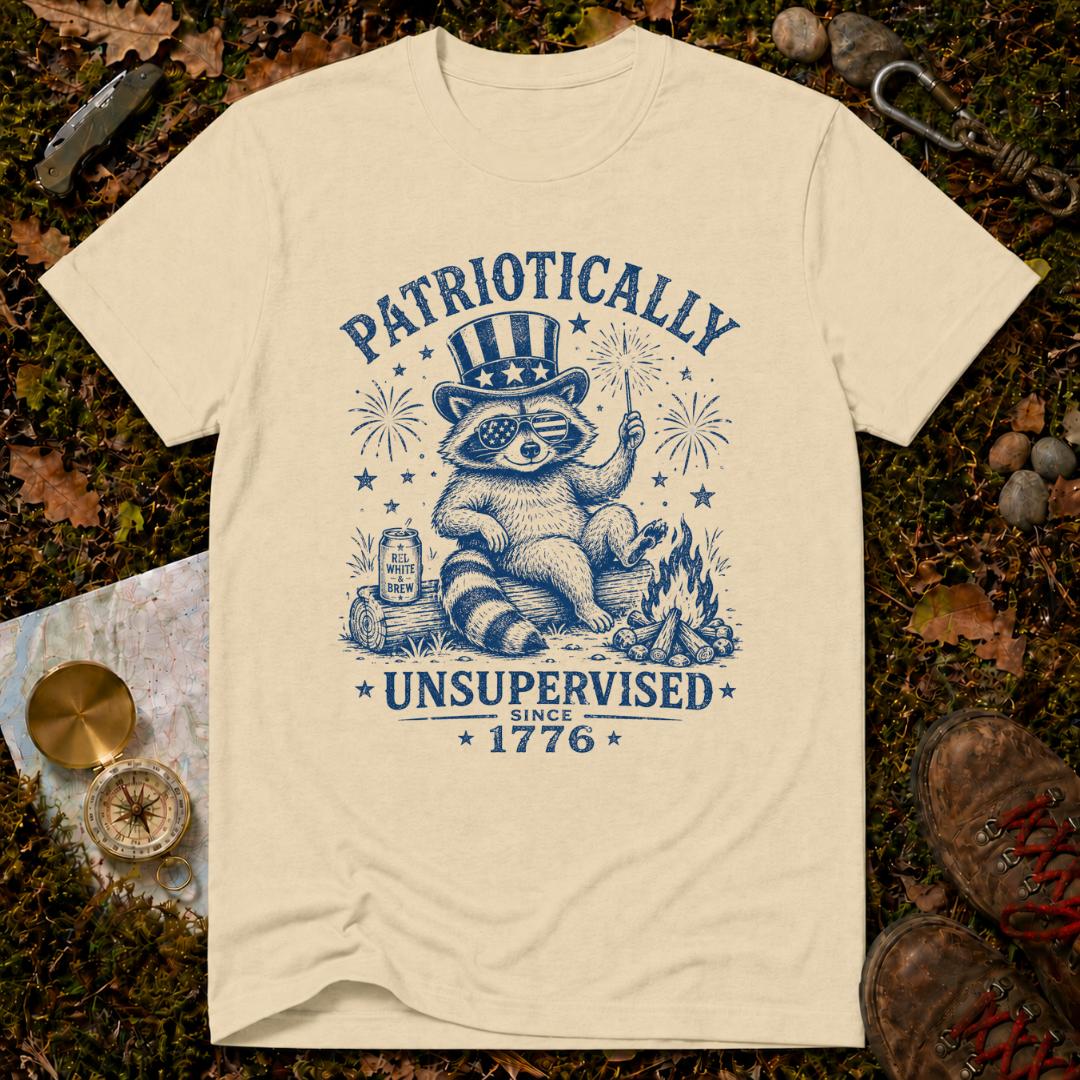 Patriotically Unsupervised T-Shirt