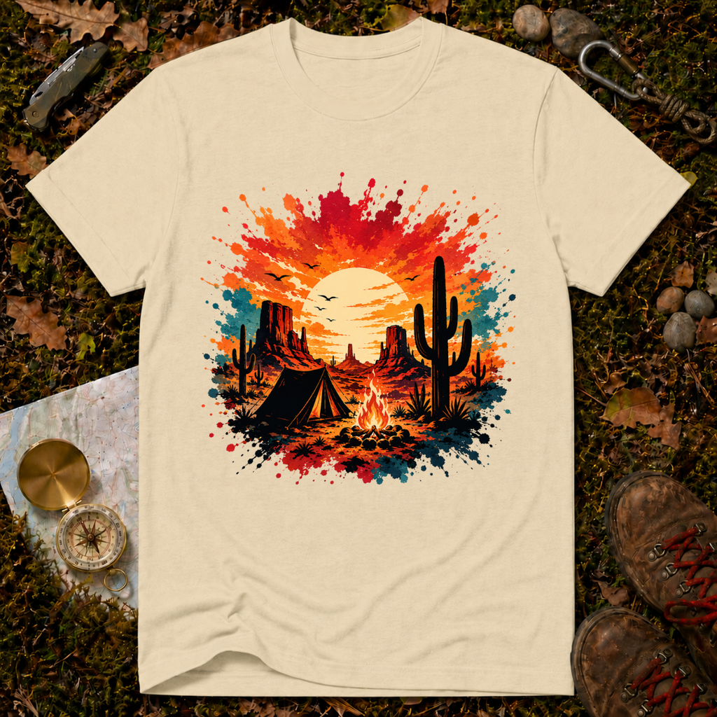 Desert Sunset Camping T-Shirt