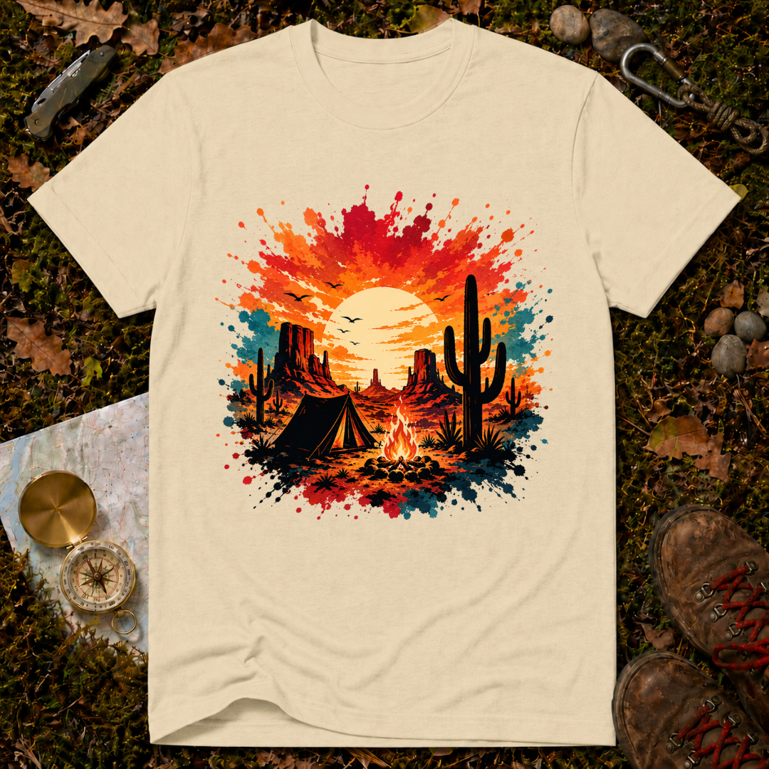 Desert Sunset Camping T-Shirt