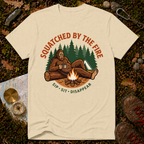 Squatched By The Fire T‑Shirt