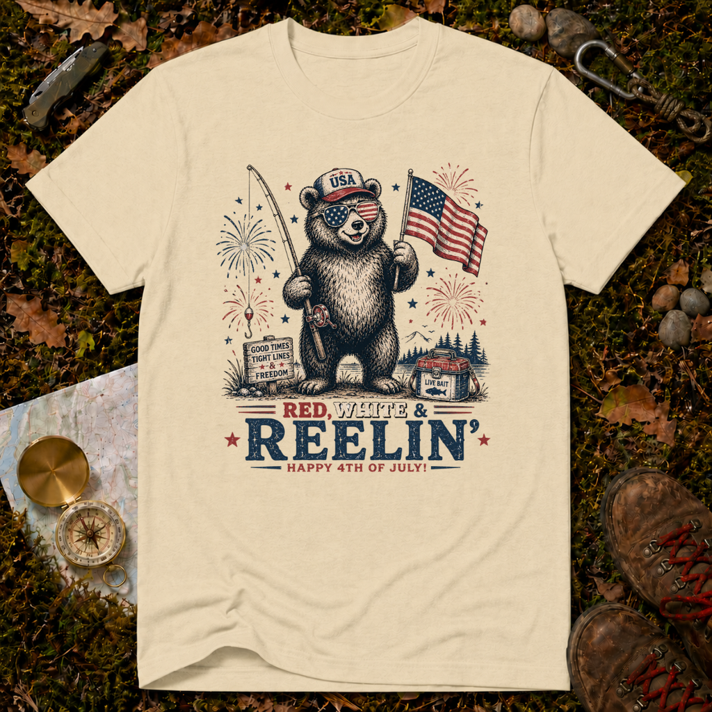 Red, White & Reelin' T-Shirt