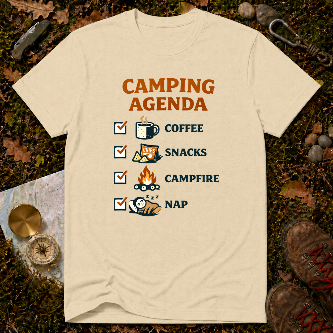 Camping Agenda T-Shirt