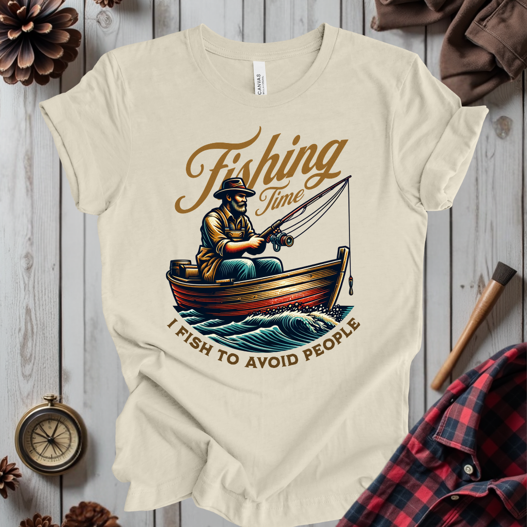 I Fish To Avoid People T-Shirt
