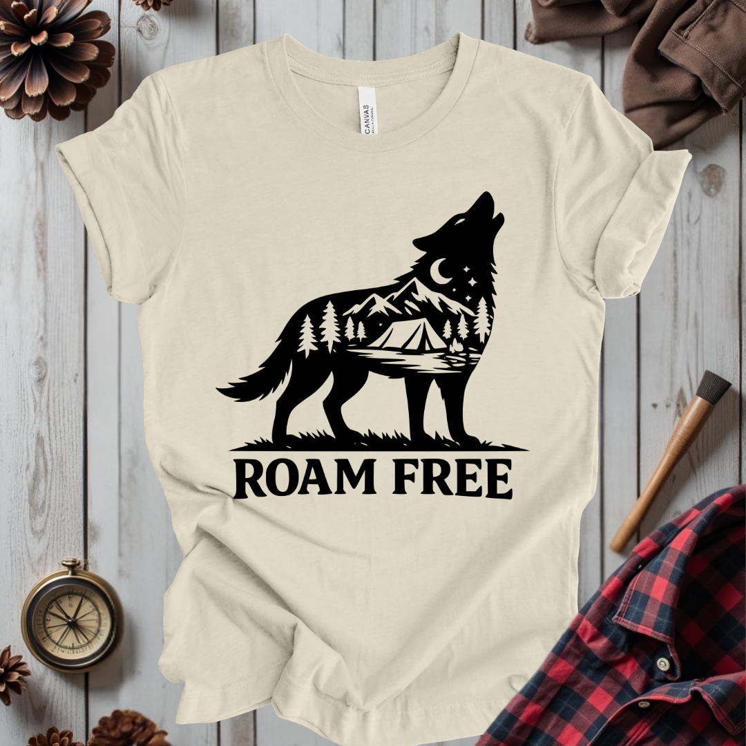 Roam Free Wolf T-Shirt