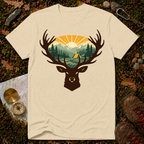 Deer Sunrise T‑Shirt
