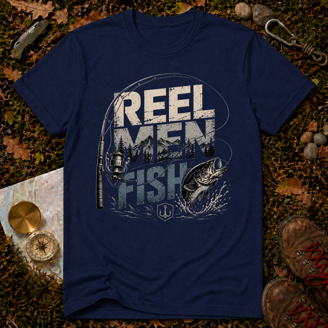 Reel Men Fish T-Shirt