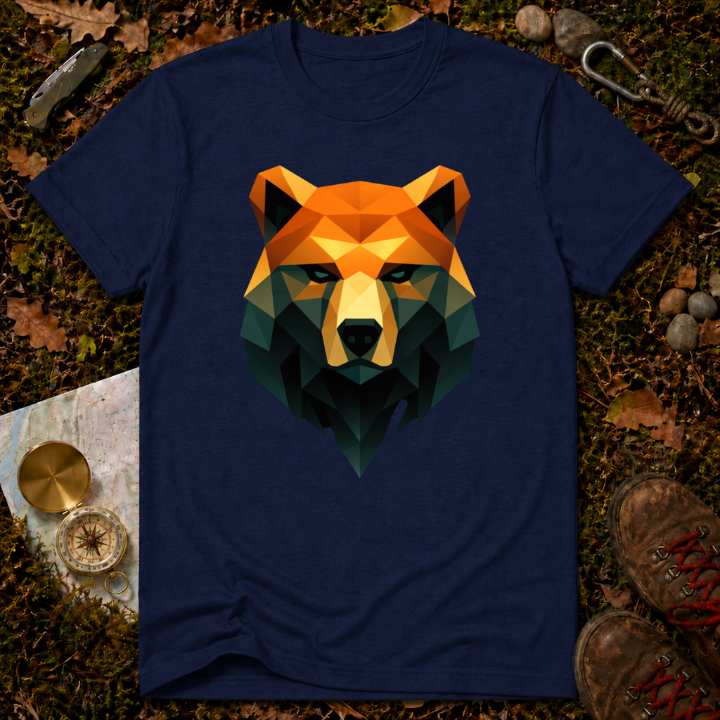 Geometric Bear T-Shirt