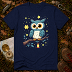 Whimsical Night Owl T-Shirt