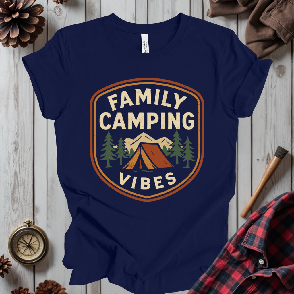 Family Camping Vibes T-Shirt