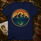 Retro Mountain Sunset T-Shirt