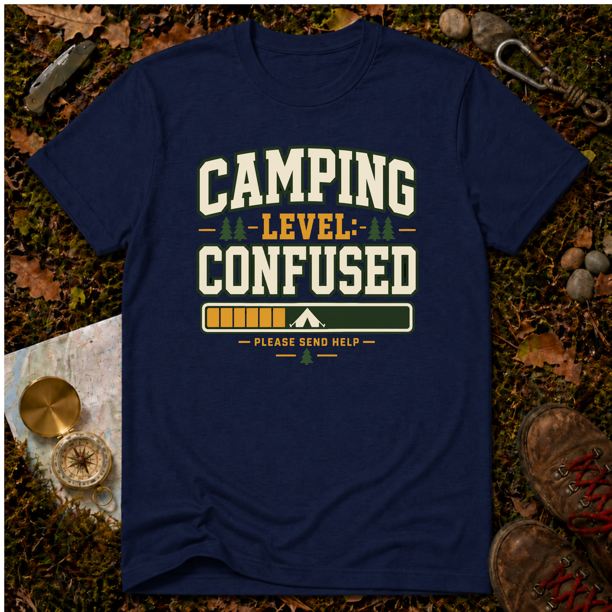 Camping Level: Confused T-Shirt