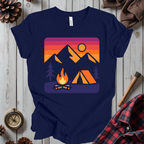 Retro Camping Sunset T-Shirt