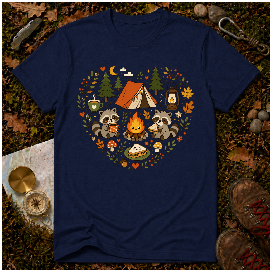 Camping Heart T-Shirt