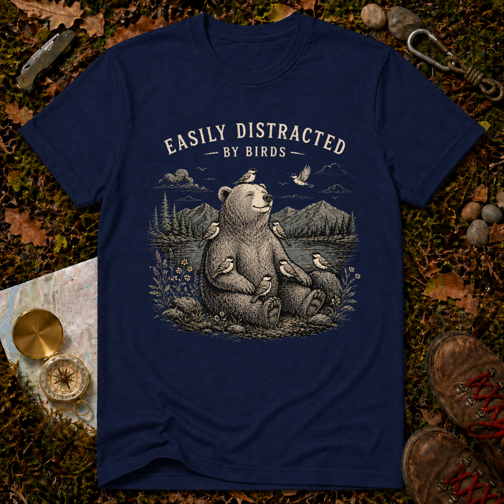 Easily Distracted By Birds T-Shirt