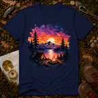 Sunset Mountain Camping T-Shirt