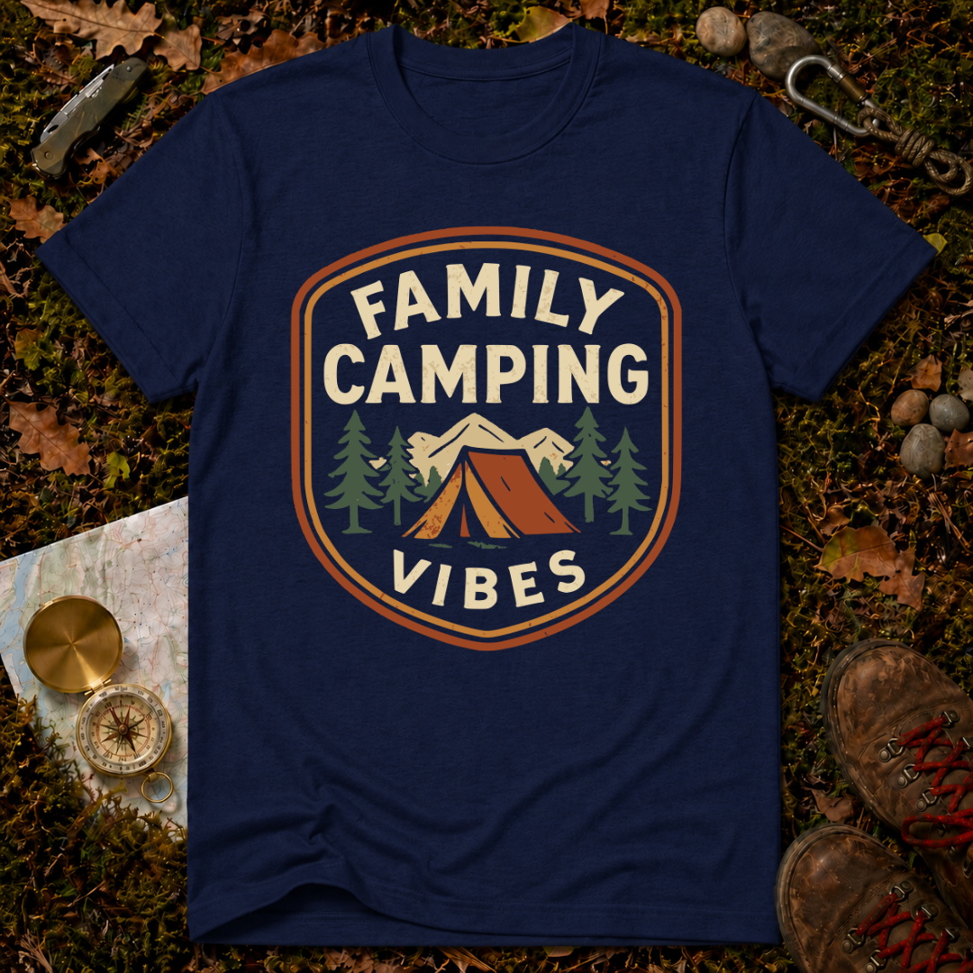Family Camping Vibes T-Shirt