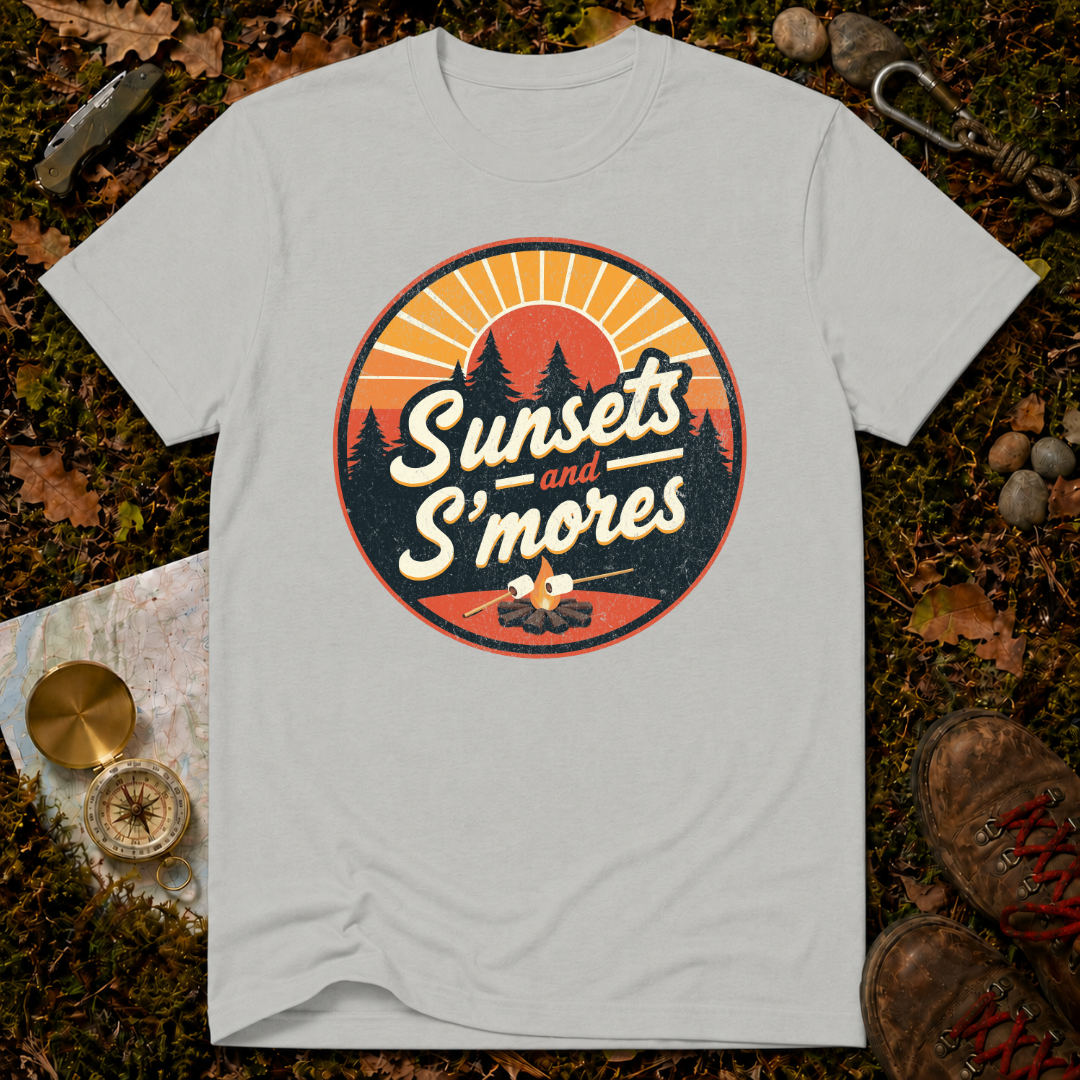 Sunsets And S'mores T-Shirt