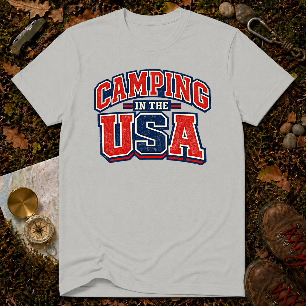Camping In The USA T-Shirt