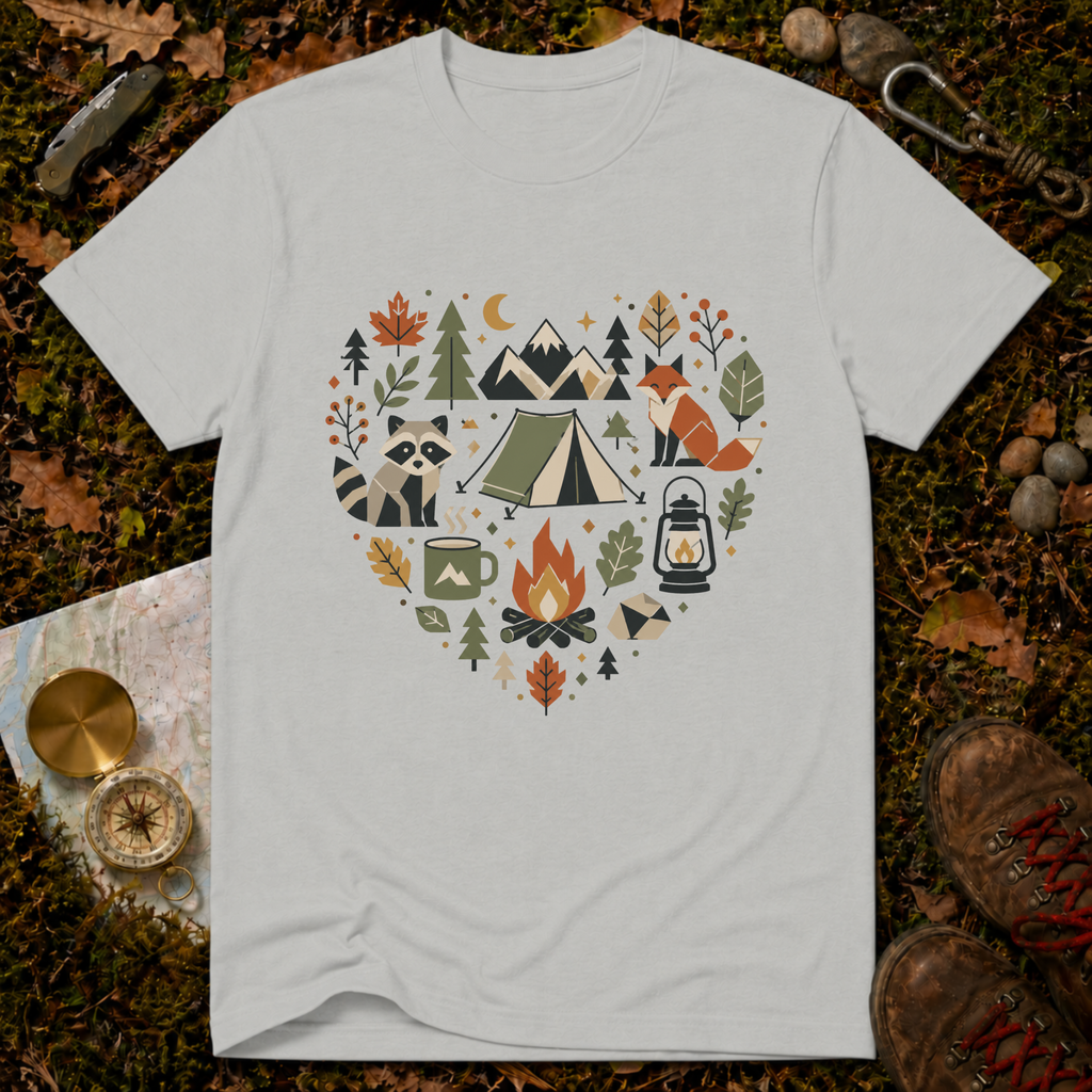 Autumn Camp Heart T-Shirt