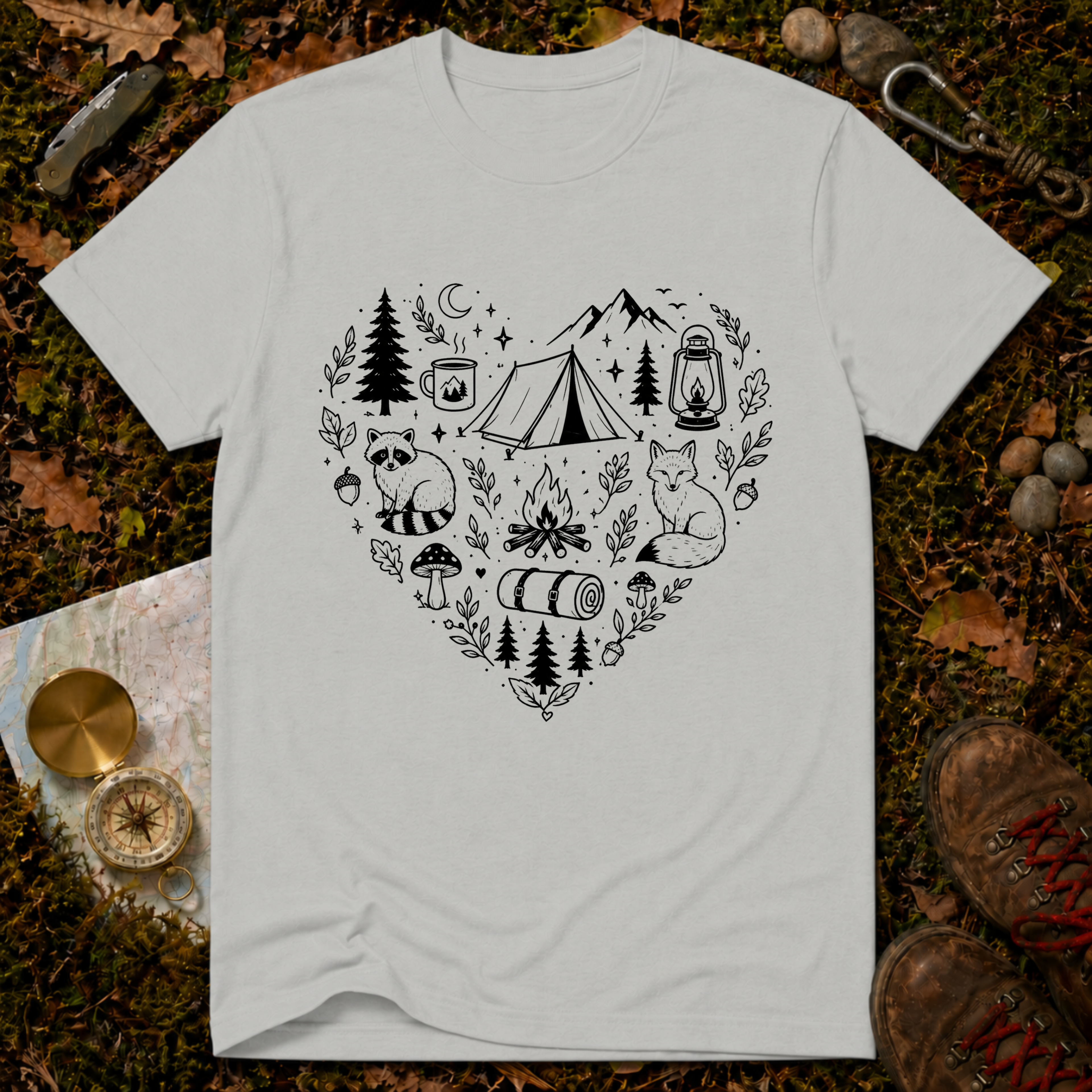 Midnight Camp Heart T-Shirt