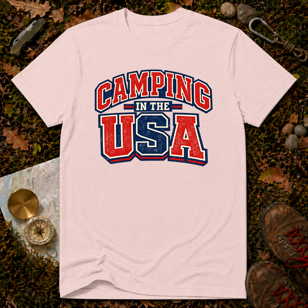 Camping In The USA T-Shirt