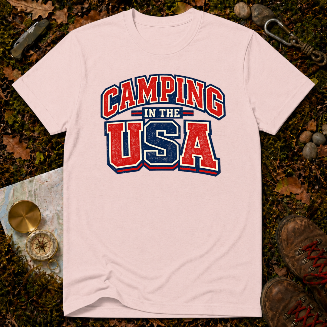 Camping In The USA T-Shirt