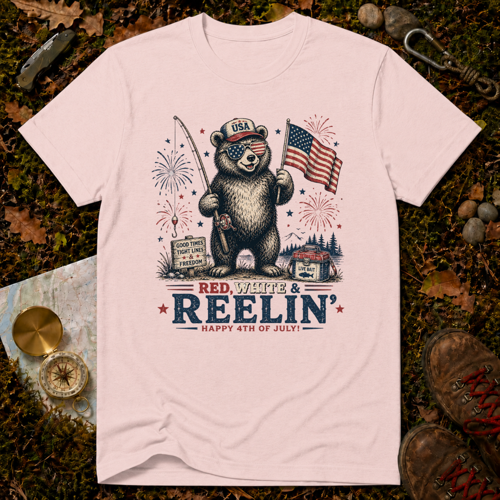 Red, White & Reelin' T-Shirt