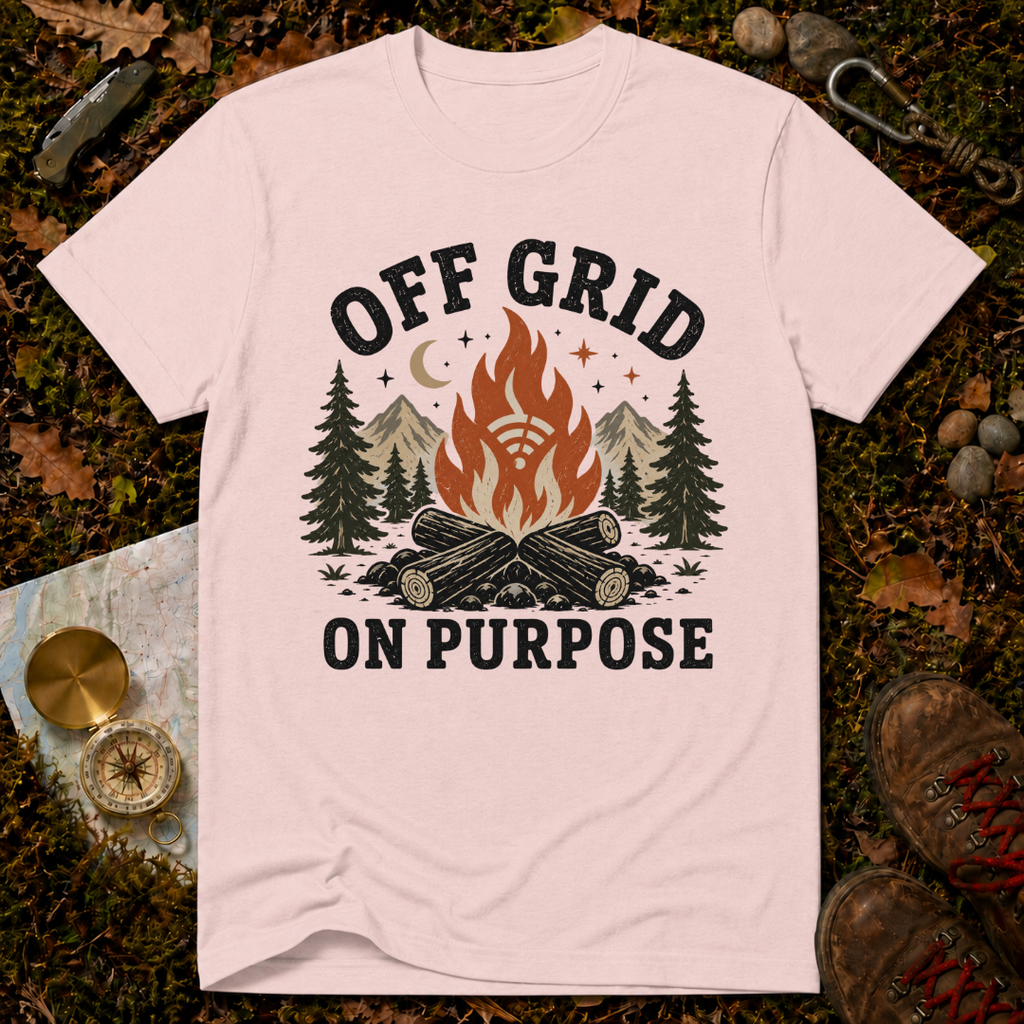 Off Grid On Purpose T‑Shirt