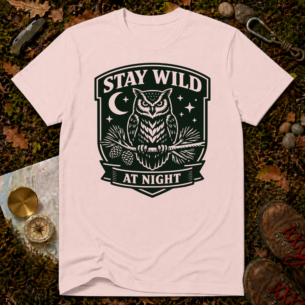 Stay Wild at Night Owl T-Shirt
