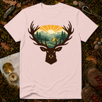 Deer Sunrise T‑Shirt
