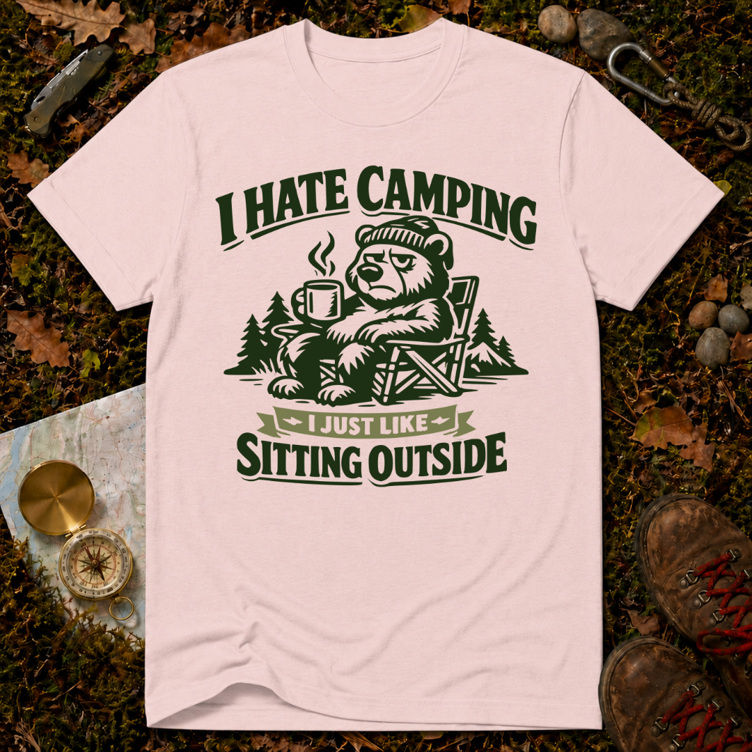 I Hate Camping T-Shirt