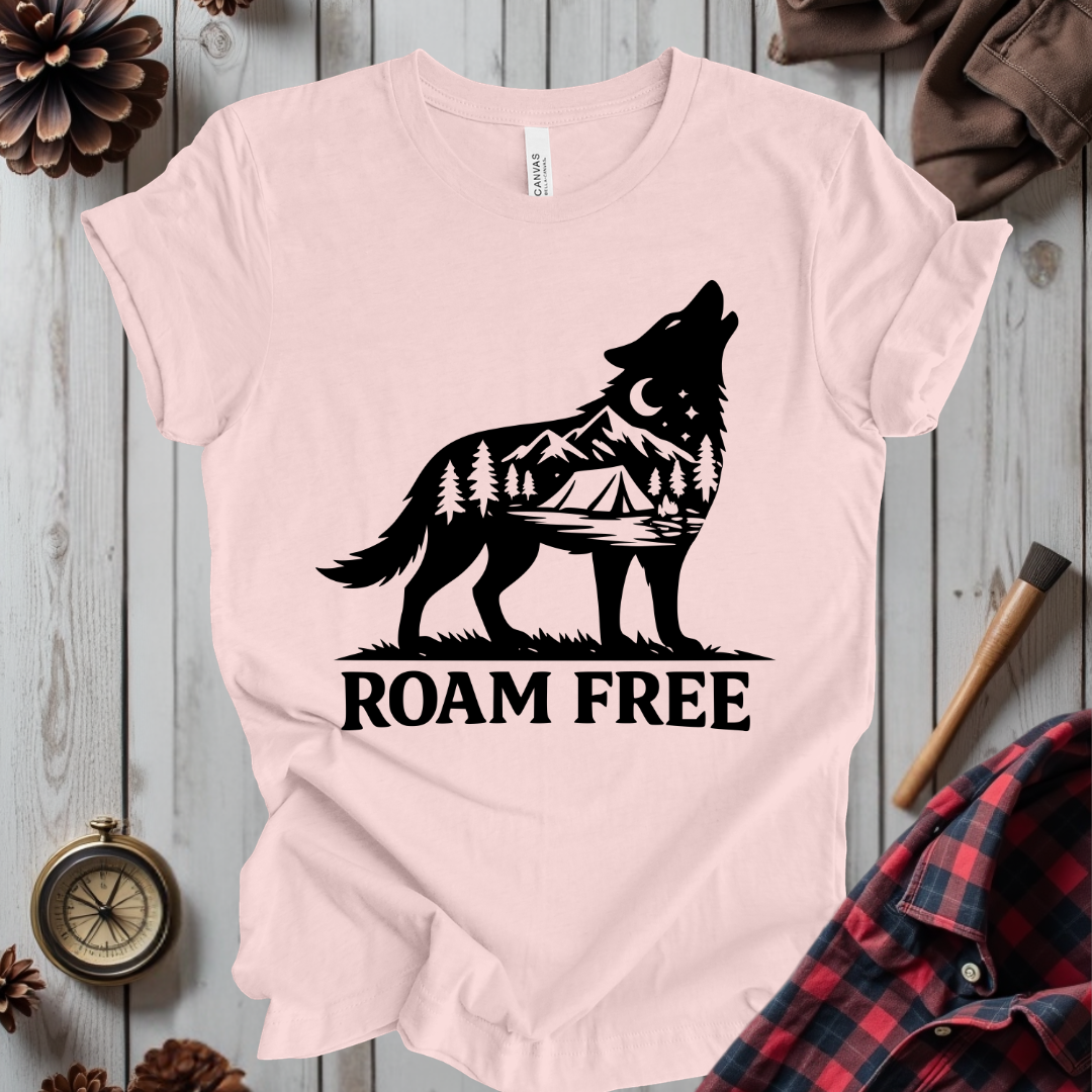 Roam Free Wolf T-Shirt