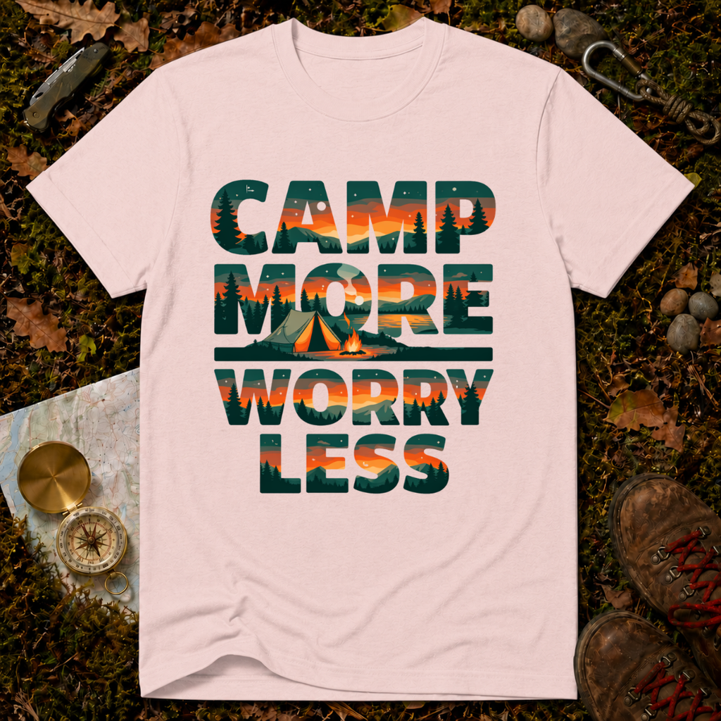 Camp More, Worry Less T-Shirt