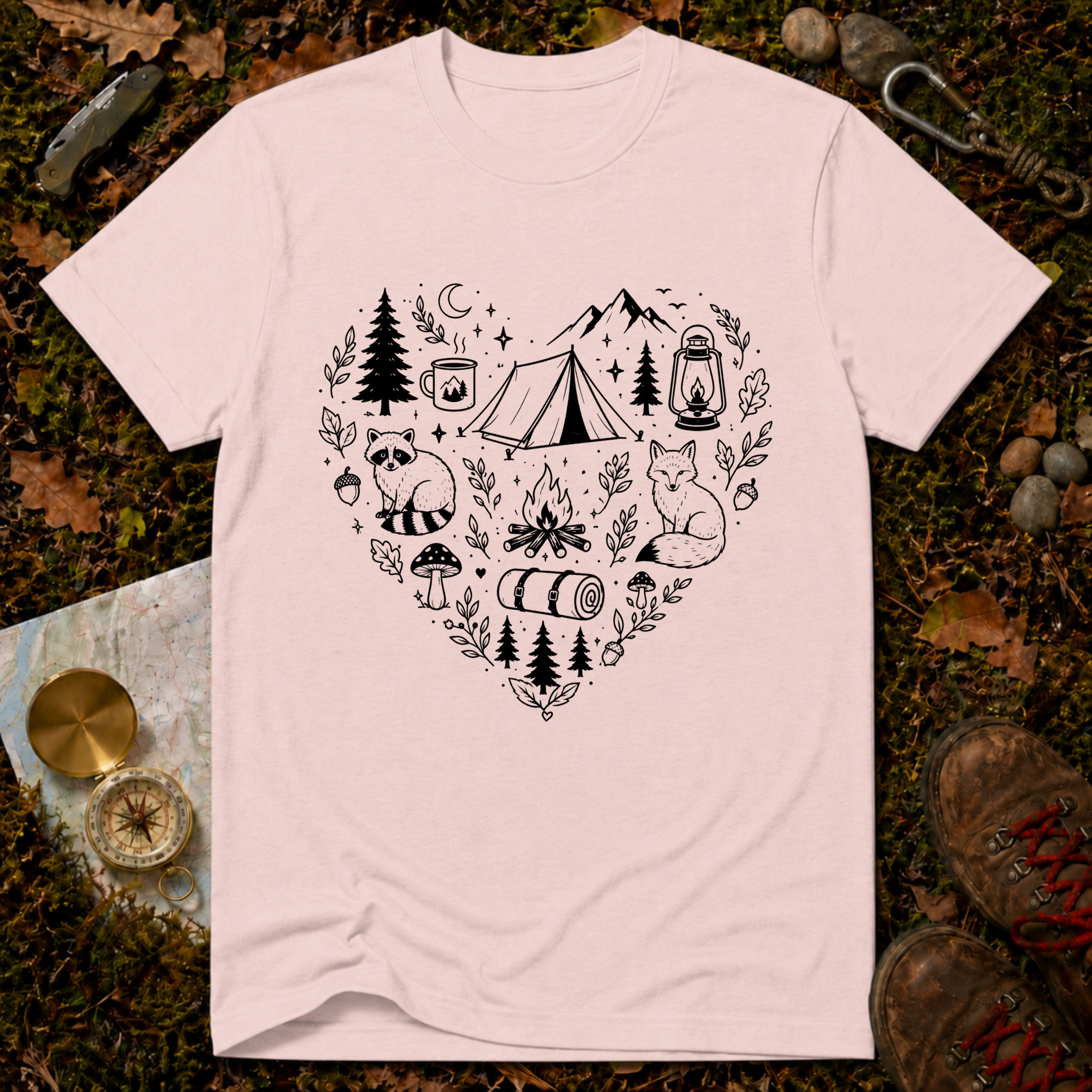 Midnight Camp Heart T-Shirt