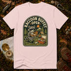 Raccoon Buffet Open T-Shirt