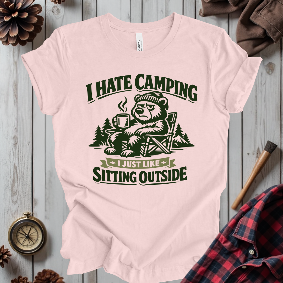 I Hate Camping T-Shirt