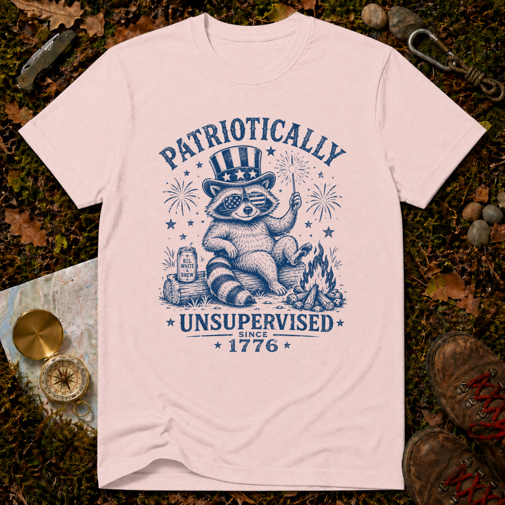 Patriotically Unsupervised T-Shirt