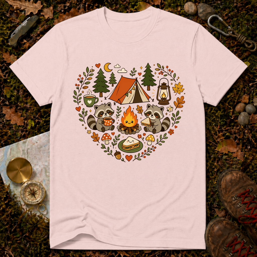 Camping Heart T-Shirt