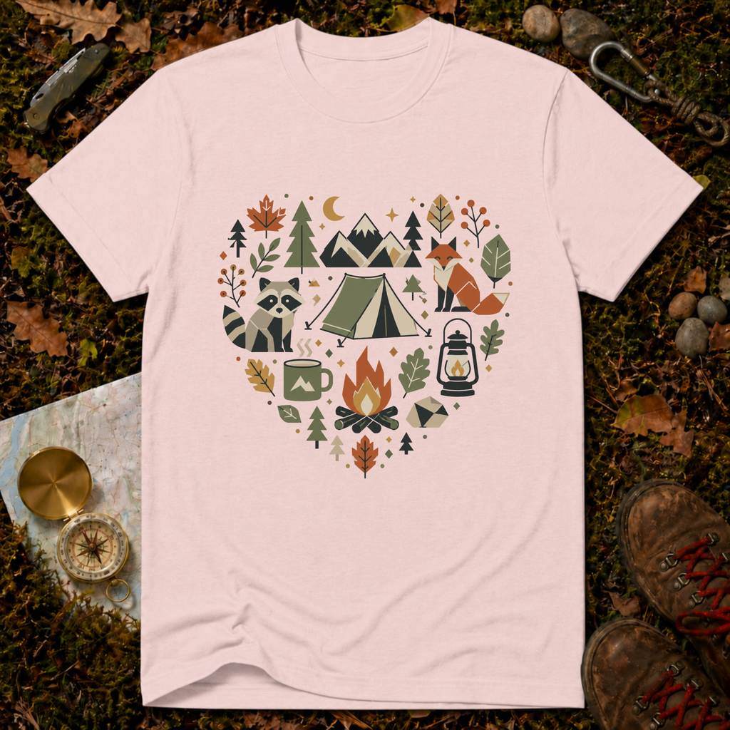 Autumn Camp Heart T-Shirt