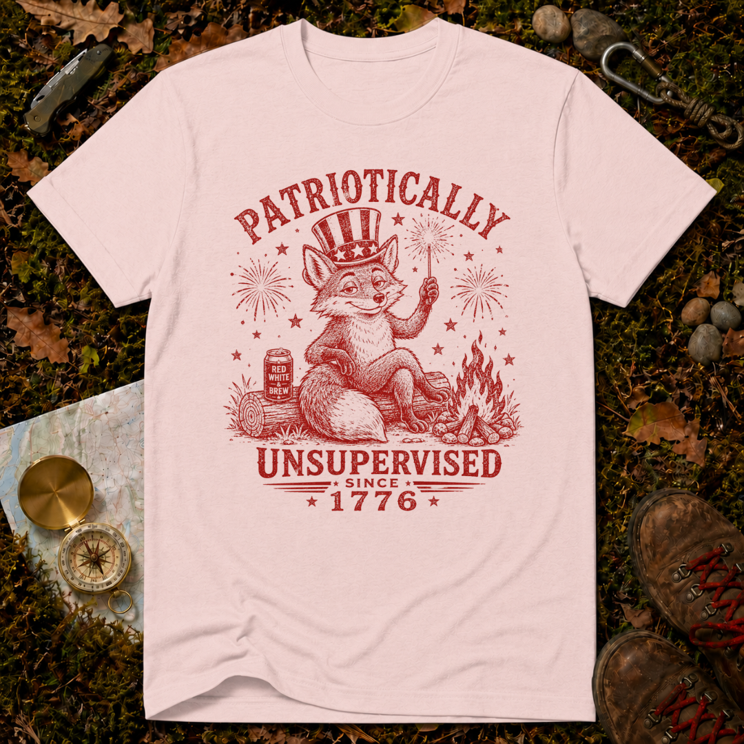Patriotically Unsupervised T-Shirt