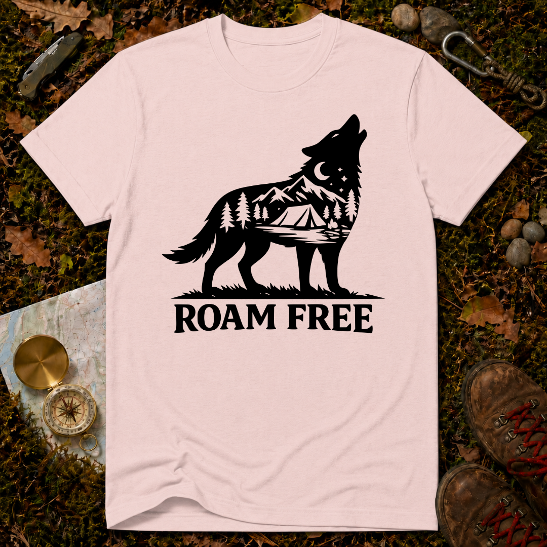 Roam Free Wolf T-Shirt