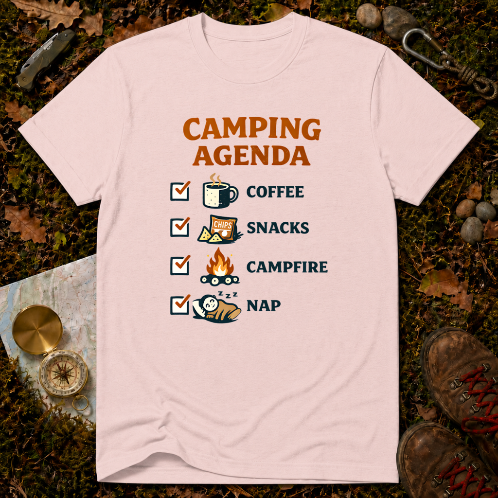 Camping Agenda T-Shirt