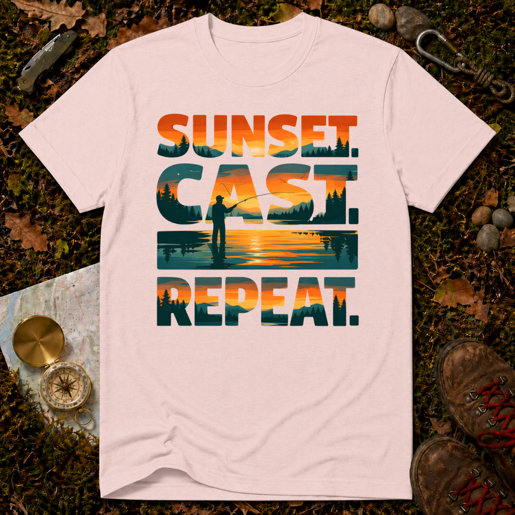 Sunset. Cast. Repeat T-Shirt