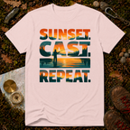 Sunset. Cast. Repeat T-Shirt