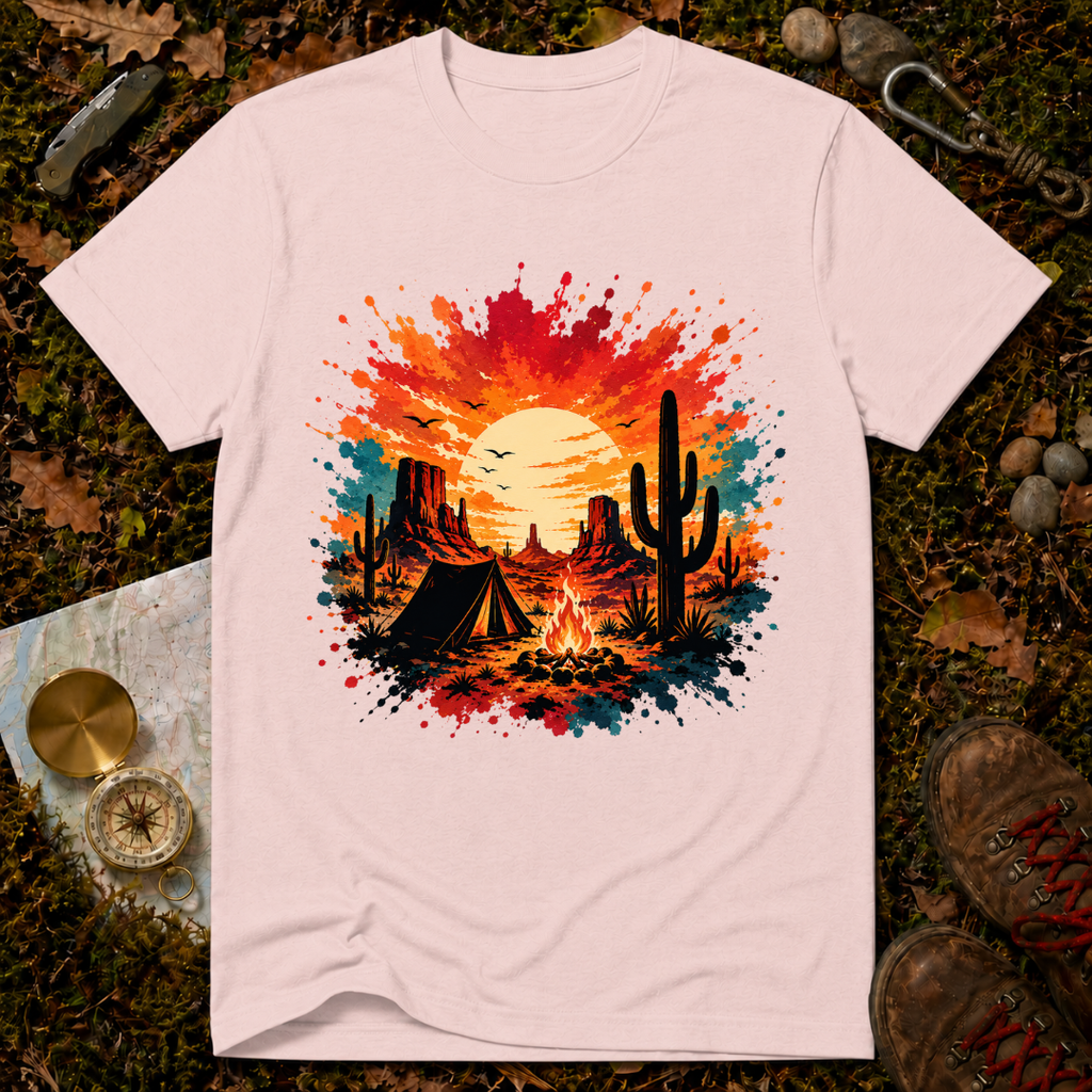 Desert Sunset Camping T-Shirt