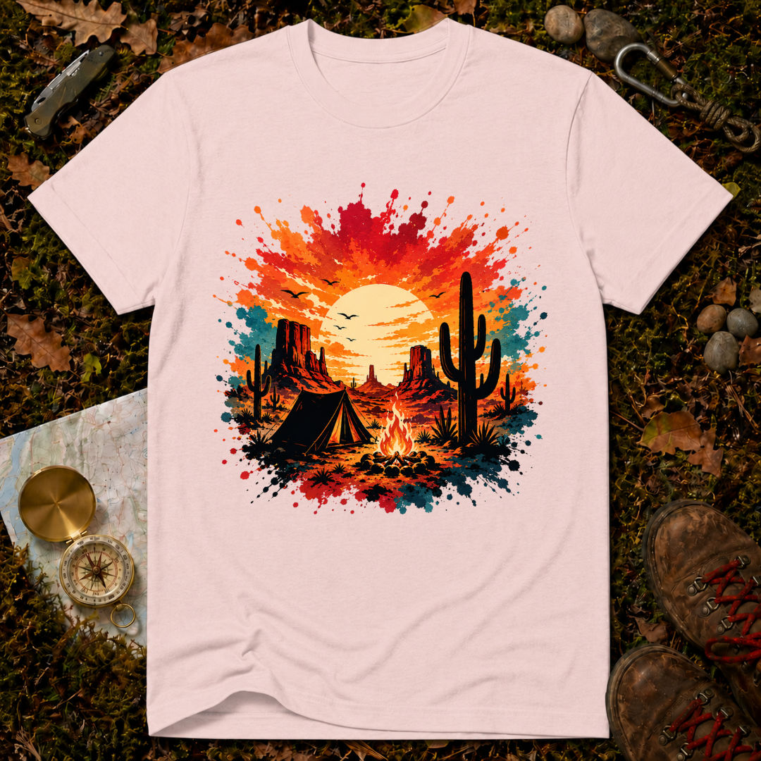 Desert Sunset Camping T-Shirt