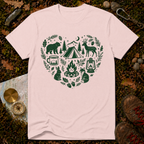 Woodland Camp Heart T-Shirt